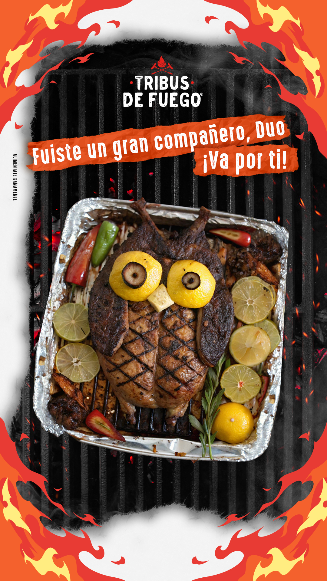Pieza final Tribus de Fuego: Fuiste un gran compañero, Dúo