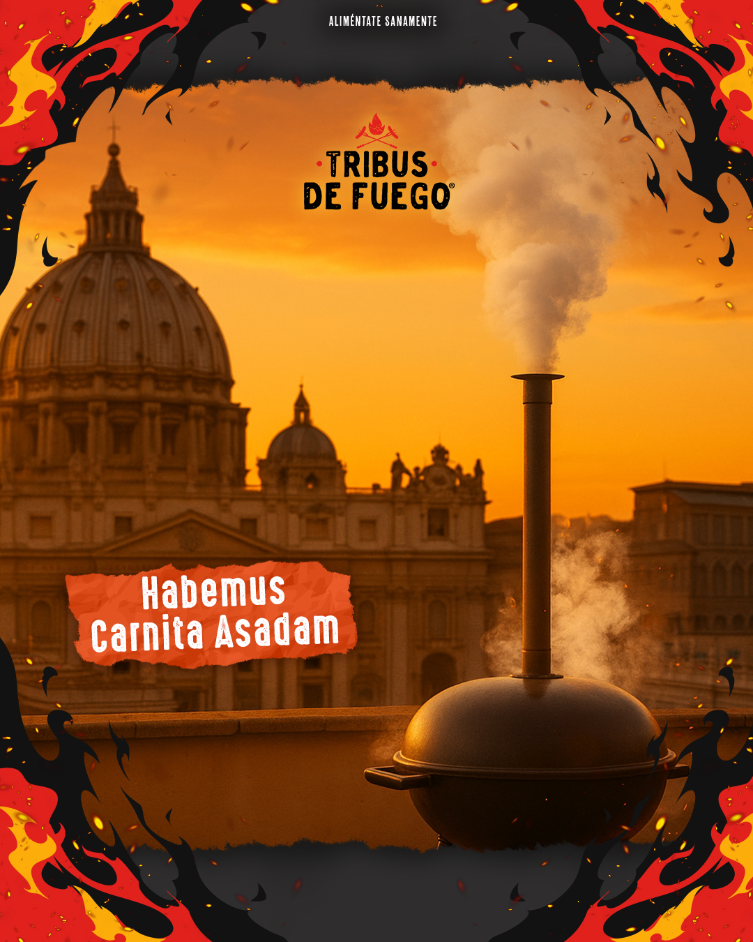 Pieza final Tribus de Fuego: Habemus Carnita Asadam