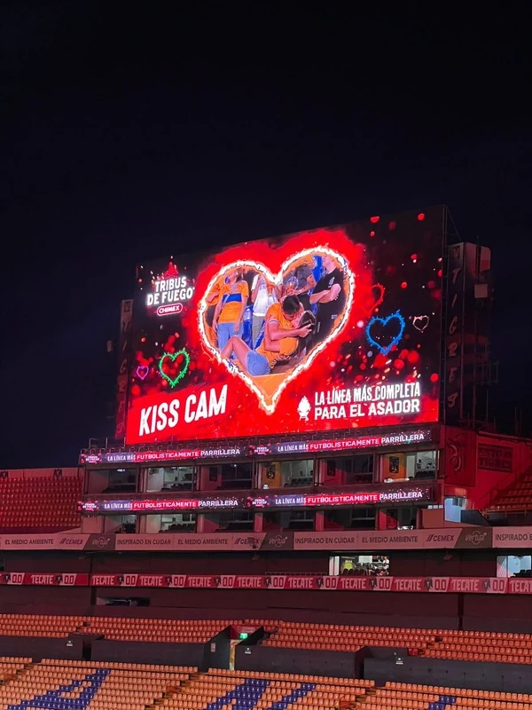 Pantalla para KissCam